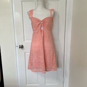 La Mamba Coral Lace Keyhole Dress Size XXL